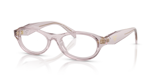 Prada PRD18VF - Transparent Mauve / Demo Lens (12W1O1)