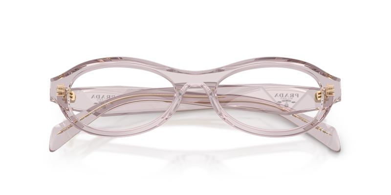 Prada PRD18V in Transparent Mauve - Side View
