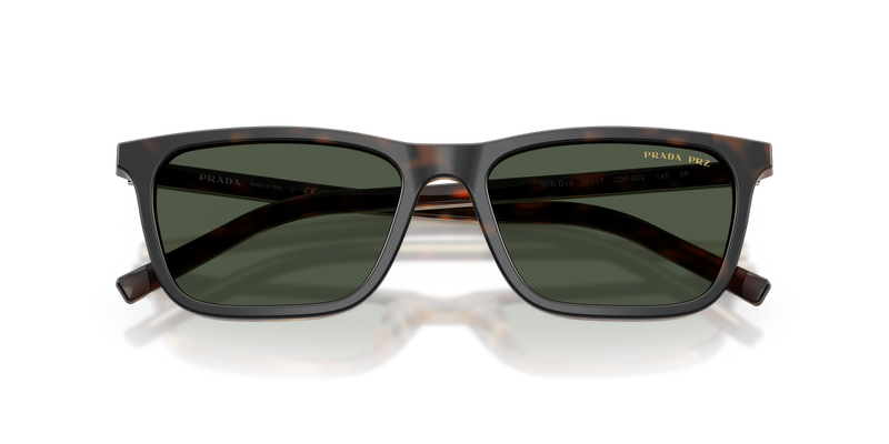 Prada PRD19S in Cherry Tortoise/Tabacco Horn - Side View