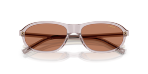 Transparent Mauve / Brown (12W10I)