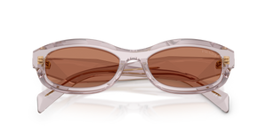 Transparent Mauve / Brown (12W10I)