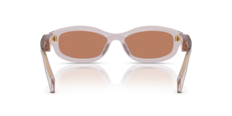 Prada PRD24S in Transparent Mauve - Temple Detail