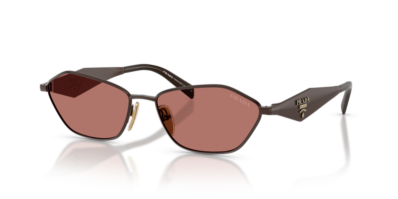 Prada PR D50S in Satin Cigar / Bordeaux (22J80W) - Alternate View