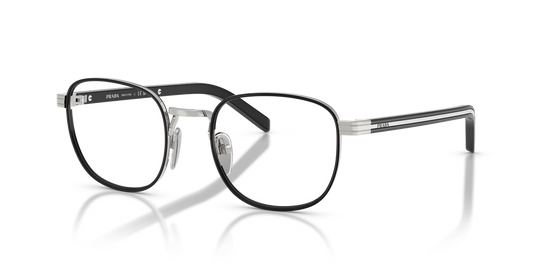 Prada PR D50V - Silver/Black / Demo Lens (1BC1O1)