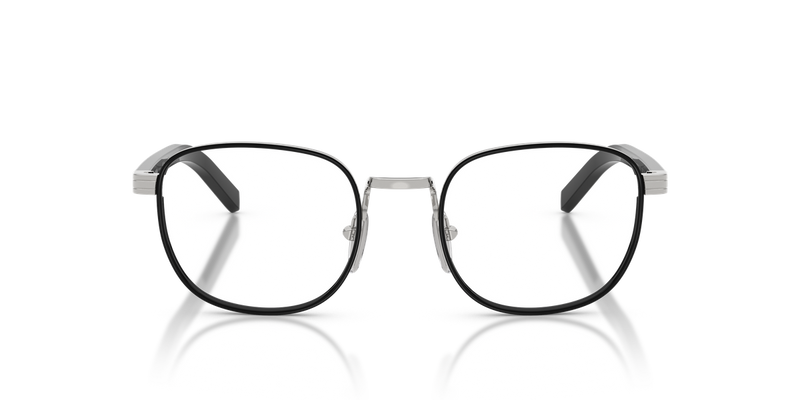Prada PR D50V in Silver/Black / Demo Lens (1BC1O1) - Alternate View