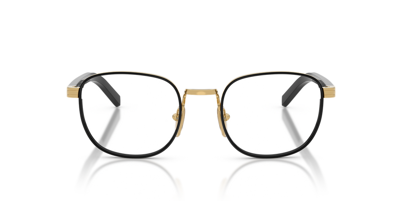 Prada PR D50V in Gold/Black / Demo Lens (5AK1O1) - Alternate View
