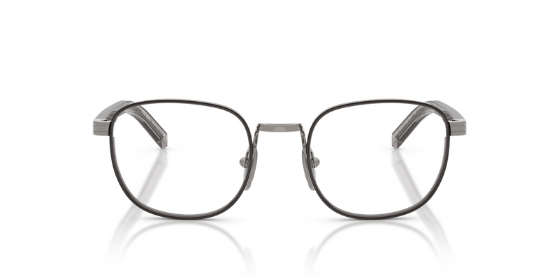 Prada PR D50V in Gunmetal/Transparent / Demo Lens (5AV1O1) - Alternate View