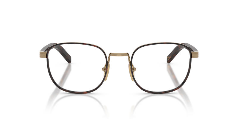 Prada PR D50V in Gold/Havana / Demo Lens (7OE1O1) - Alternate View