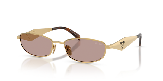 Prada PR D51S - Gold / Light Purple Brown (5AK20I)