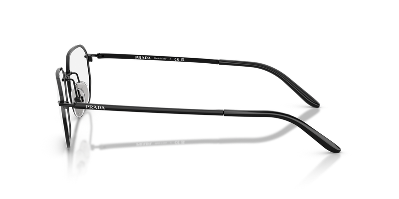 Prada PR D51V in Black / Demo Lens (1AB1O1) - Back View