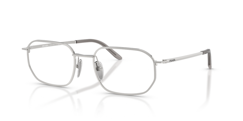 Prada PR D51V in Silver / Demo Lens (1BC1O1) - Alternate View