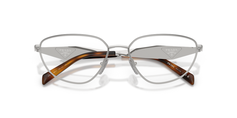Prada PR D52V in Silver / Demo Lens (1BC1O1) - Side View