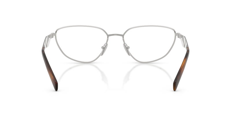 Prada PR D52V in Silver / Demo Lens (1BC1O1) - Temple Detail
