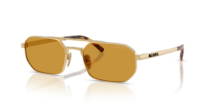 Prada PR D53S in Satin Gold / Dark Honey (24J50P) - Alternate View