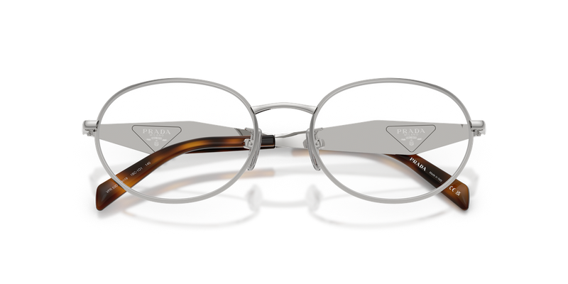 Prada PR D53VD in Silver / Demo Lens (1BC1O1) - Side View
