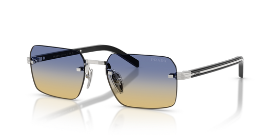 Prada PR D55S - Silver / Yellow/Dark Blue (1BC50E)