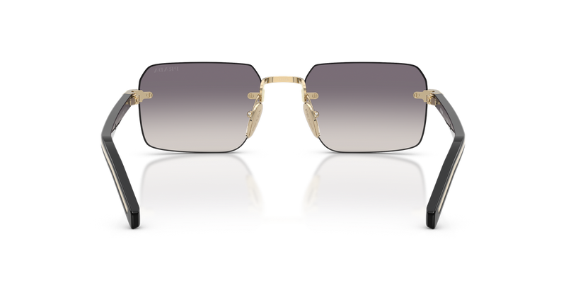 Prada PR D55S in Pale Gold / Blue Mirror Silver (ZVN60W) - Alternate View