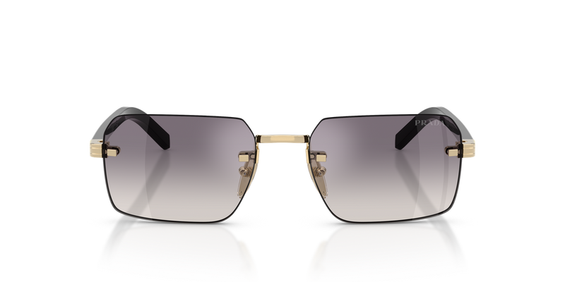 Prada PR D55S in Pale Gold / Blue Mirror Silver (ZVN60W) - Alternate View