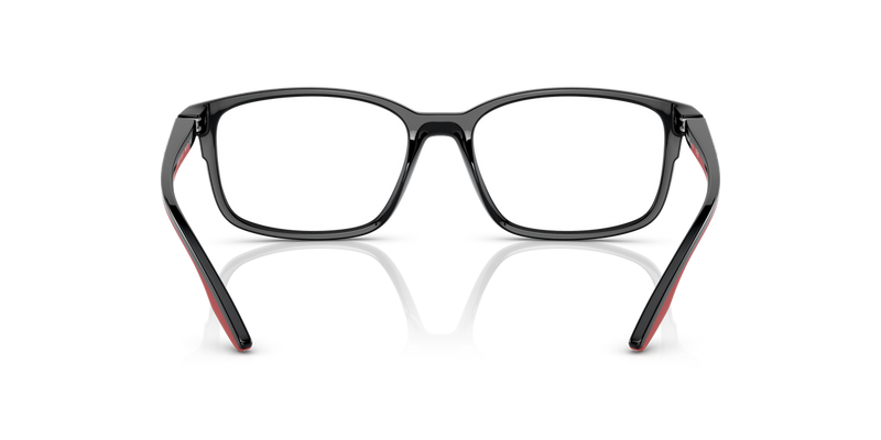 Prada Linea Rossa PS 01PV in Black / Demo Lens (1AB1O1) - Temple Detail