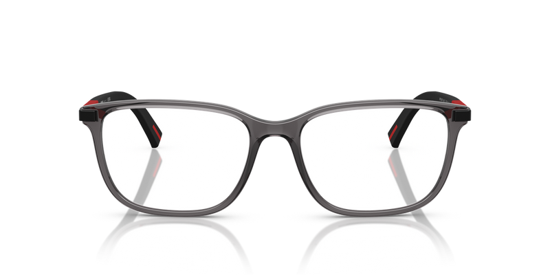 Prada Linea Rossa PS 02RV in Transparent Anthracite / Demo Lens (01D1O1) - Alternate View