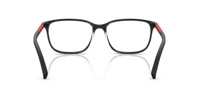 Prada Linea Rossa PS 02RV in Top Matte Black On Crystal / Demo Lens (03I1O1) - Alternate View