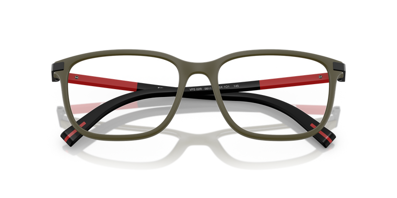 Prada Linea Rossa PS 02RV in Matte Military Green / Demo Lens (15X1O1) - Alternate View