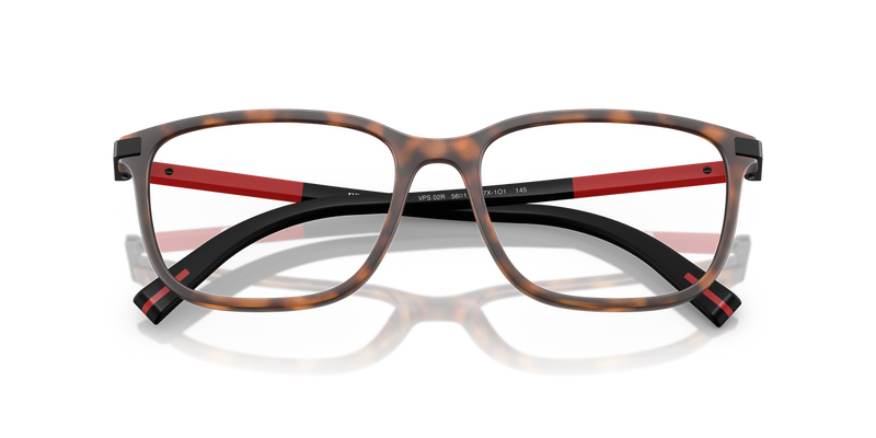Prada Linea Rossa PS 02RV in Dark Tortoise Rubber / Demo Lens (17X1O1) - Alternate View