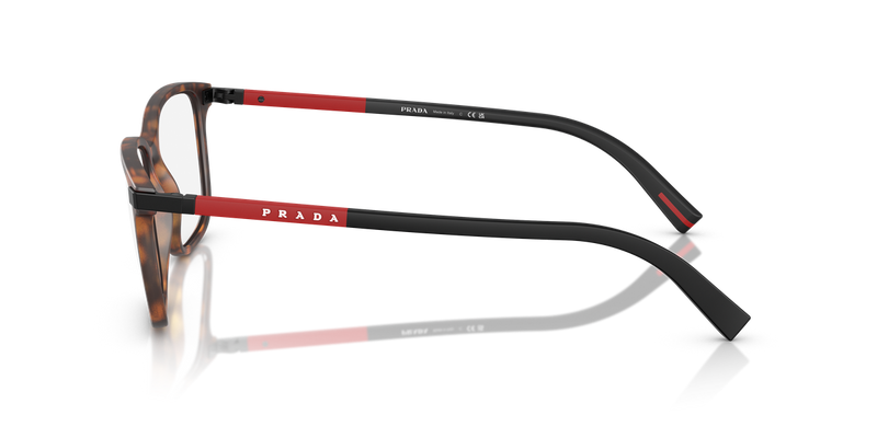 Prada Linea Rossa PS 02RV in Dark Tortoise Rubber / Demo Lens (17X1O1) - Alternate View