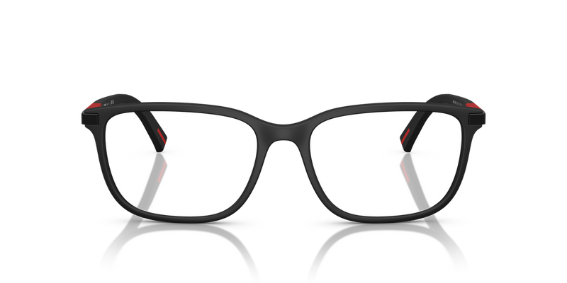 Prada Linea Rossa PS 02RV in Black Rubber / Demo Lens (DG01O1) - Alternate View