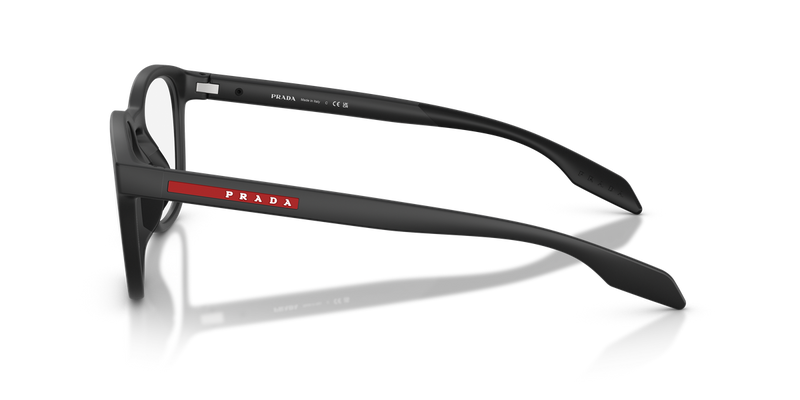 Prada Linea Rossa PS03TV in Matte Black - Back View