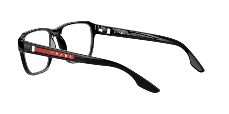 Prada Linea Rossa PS 04NV in Black - Side View