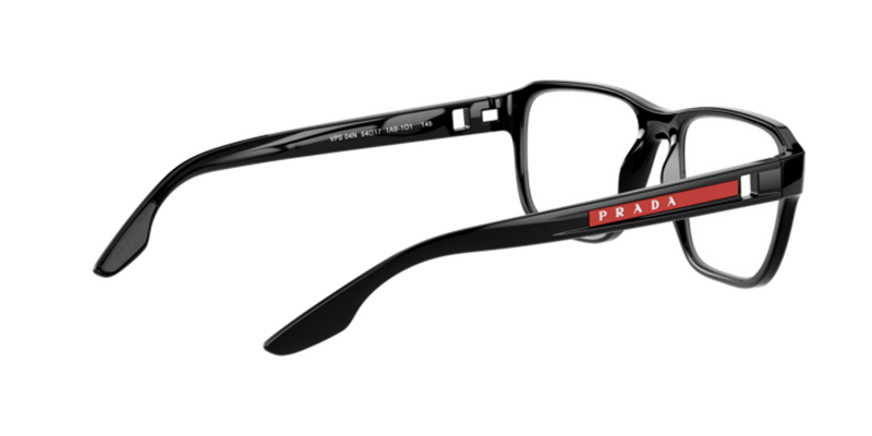 Prada Linea Rossa PS 04NV in Black - Temple Detail