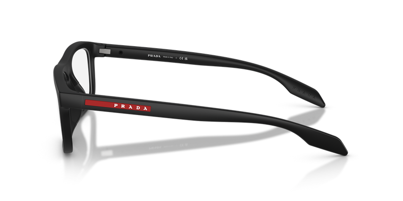Prada Linea Rossa PS05TVF in Matte Black - Back View