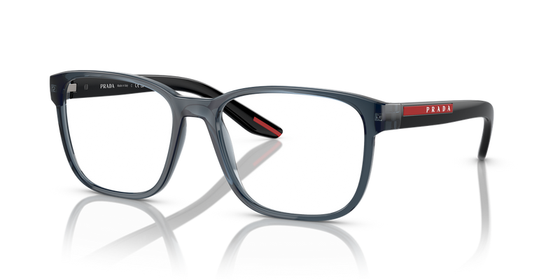 Prada Linea Rossa PS 06PV in Crystal Blue / Demo Lens (CZH1O1) - Alternate View