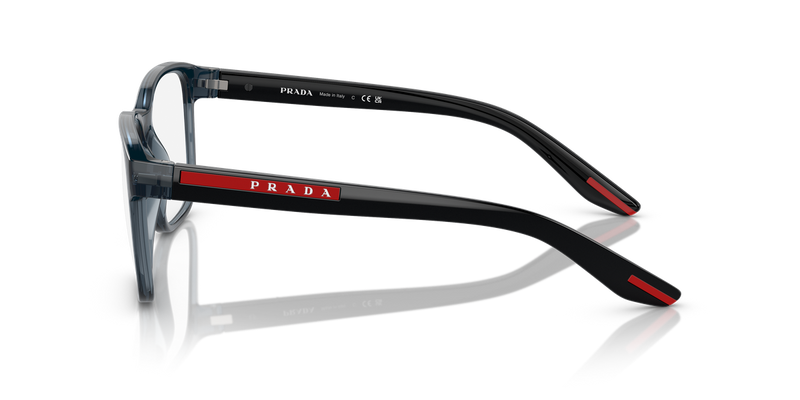 Prada Linea Rossa PS 06PV in Crystal Blue / Demo Lens (CZH1O1) - Alternate View