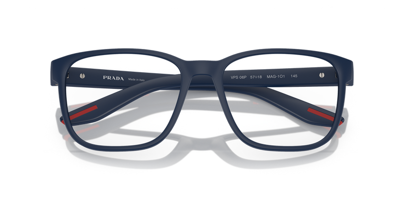 Prada Linea Rossa PS 06PV in Matte Baltic / Demo Lens (MAG1O1) - Alternate View