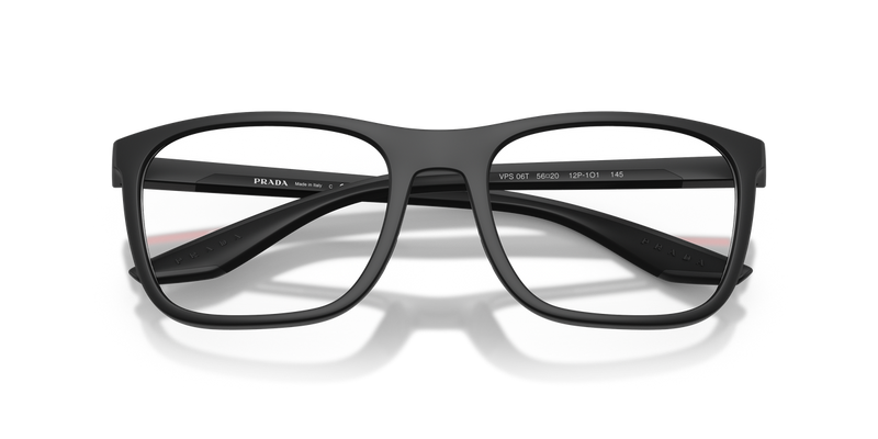 Prada Linea Rossa PS06TV in Matte Black - Side View