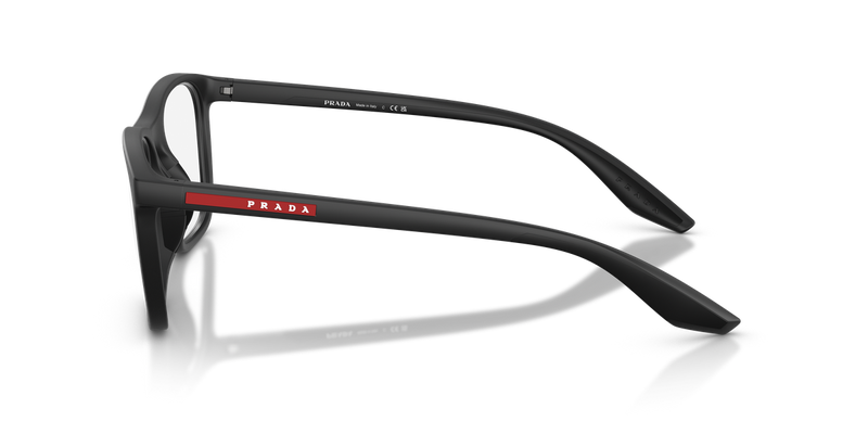 Prada Linea Rossa PS06TV in Matte Black - Back View