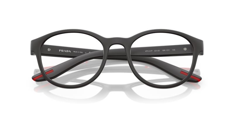 Prada Linea Rossa PS 07PV in Matte Grey / Demo Lens (18K1O1) - Side View
