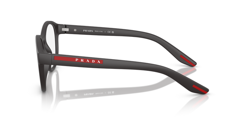 Prada Linea Rossa PS 07PV in Matte Grey / Demo Lens (18K1O1) - Back View