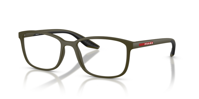 Prada Linea Rossa PS 07RV in Matte Green / Demo Lens (15X1O1) - Alternate View