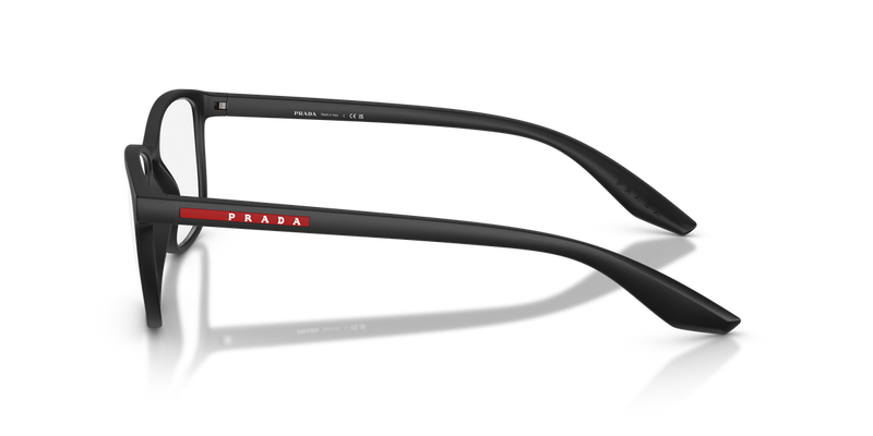 Prada Linea Rossa PS 07RV in Matte Black / Demo Lens (1BO1O1) - Back View