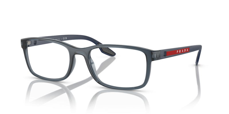 Prada Linea Rossa PS 09OV in Crystal Blue / Demo Lens (CZH1O1) - Front View