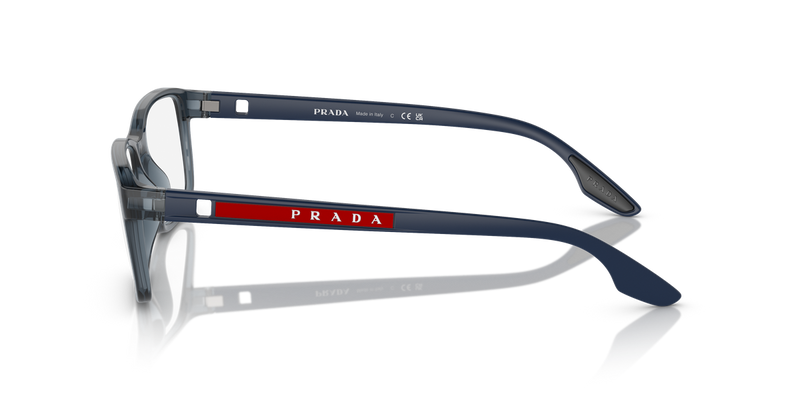 Prada Linea Rossa PS 09OV in Crystal Blue / Demo Lens (CZH1O1) - Back View