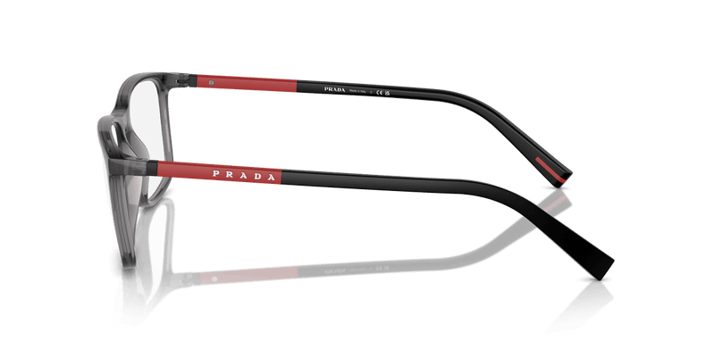 Prada Linea Rossa PS 03QV in Transparent Anthracite (01D1O1) - Alternate View