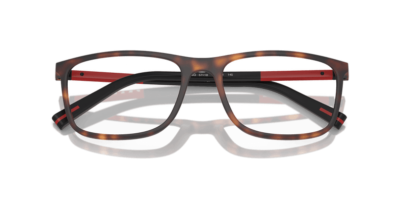 Prada Linea Rossa PS 03QV in Dark Havana Rubbered (17X1O1) - Alternate View