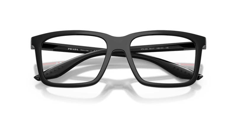 Prada Linea Rossa PS 03SV in Black (1AB1O1) - Side View