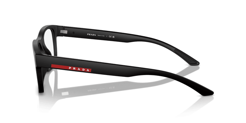 Prada Linea Rossa PS 04QV in Black Rubbered (DG01O1) - Alternate View
