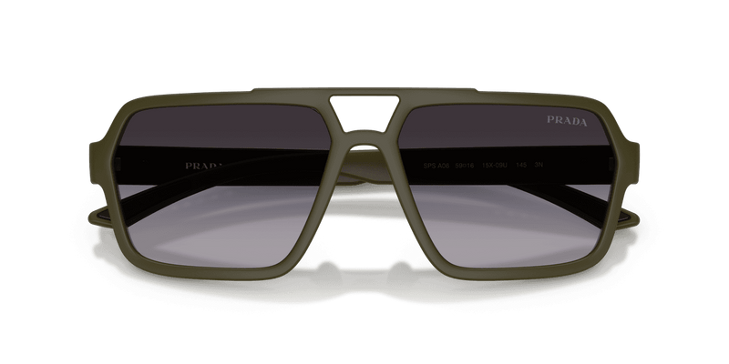 Prada Linea Rossa PS A06S in Matte Green / Gradient Grey (15X09U) - Alternate View