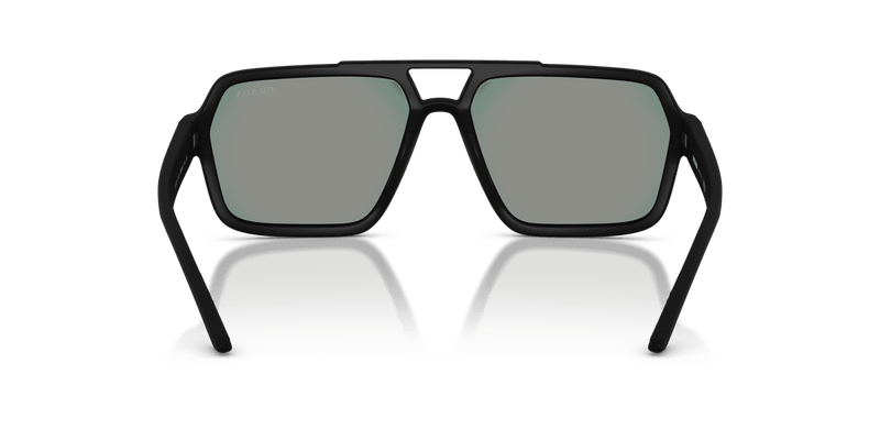 Prada Linea Rossa PS A06S in Black Rubber / Dark Grey Mirror Blue/Red (DG008F) - Alternate View